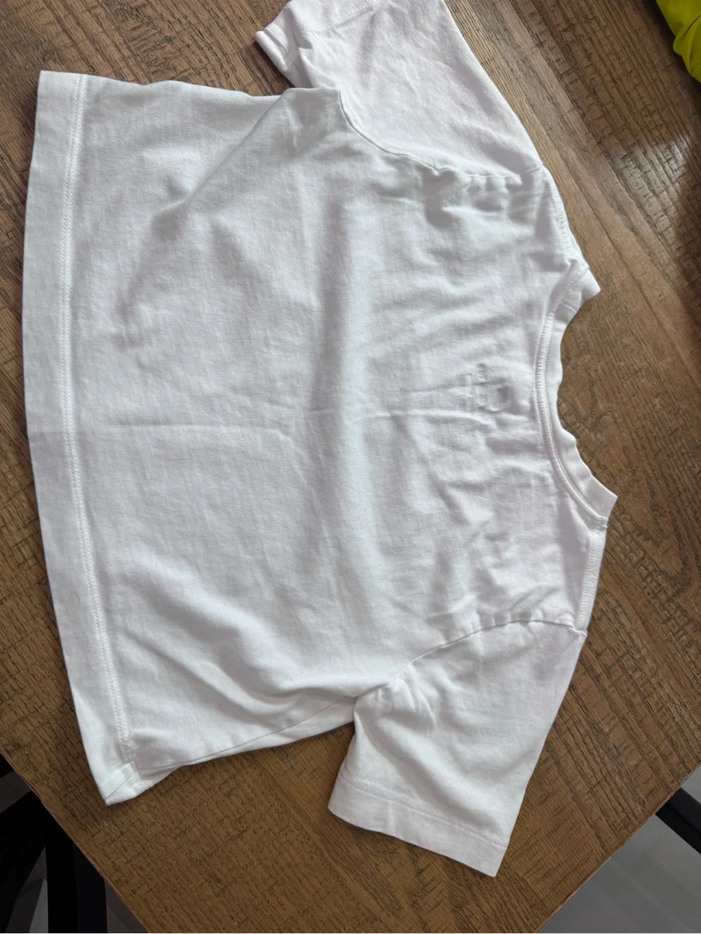 Nike White Short-Sleeve Tee with Black Swoosh Logo